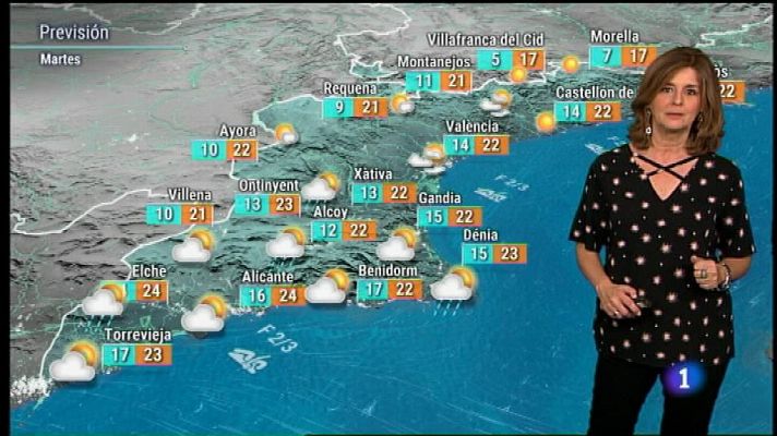L'informatiu - Comunitat Valenciana - El tiempo en la Comunidad Valenciana - 22/10/18