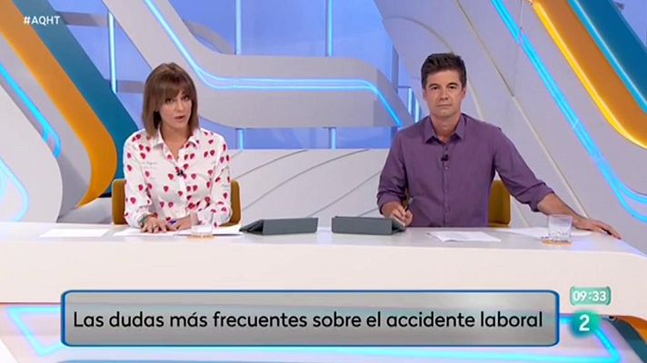 Aquí hay trabajo - Dudas más frecuentes sobre accidentes de trabajo