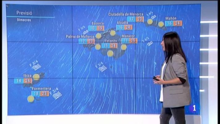 Informatiu Balear - El temps a les Illes Balears - 23/10/18