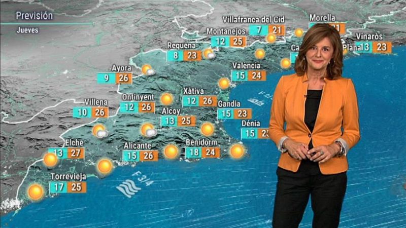 El tiempo en la Comunidad Valenciana - 24/10/18 - ver ahora 