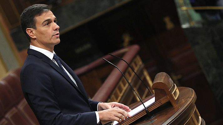Telediario 1 - Sánchez defiende el mantenimiento de los contratos de venta de armas a Arabia Saudí