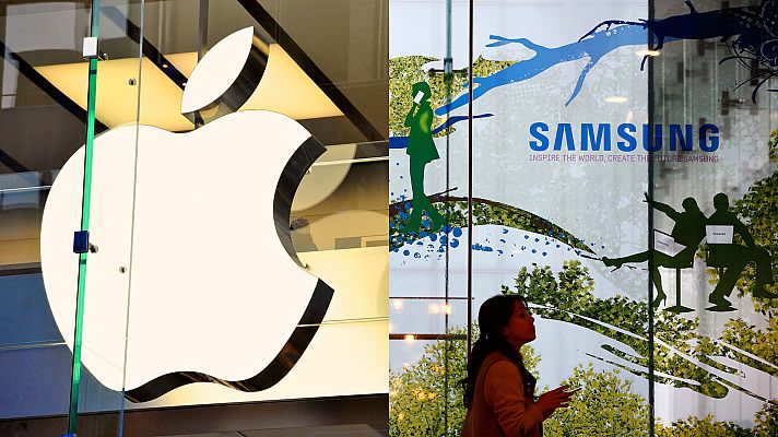 Telediario 1 - Multa a Apple y Samsung por 'obsolescencia programada'