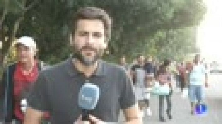 Telediario 1 - La caravana de migrantes hondureña retoma su viaje a EE.UU.