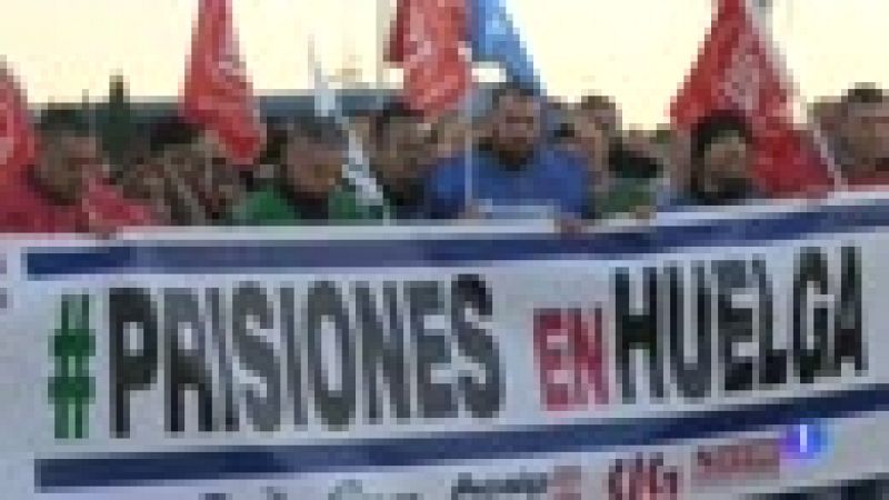 Los sindicatos sitúan en el 85% el seguimiento de la huelga de funcionarios de prisiones