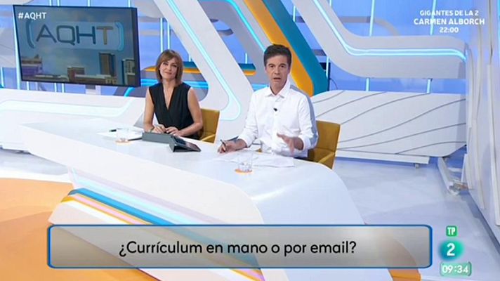 Aquí hay trabajo - ¿Currículum en mano o por correo electrónico?