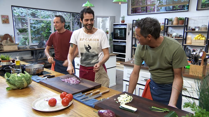 Torres en la cocina - Lasaña crujiente y crema de galletas y chocolate
