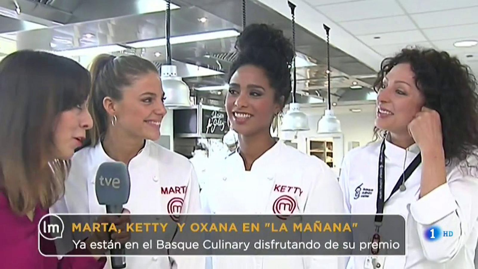 La Mañana - Marta, Ketty y Oxana disfrutan de su premio en el Basque Culinary Center