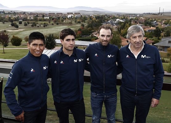 Telediario 1 - Valverde, Quintana y Landa comienzan a preparar la próxima temporada