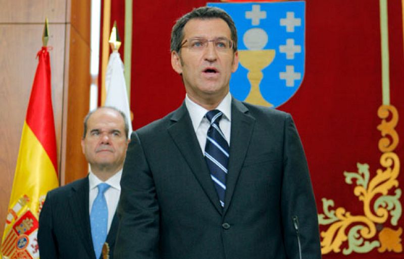 Feijóo promete como presidente de la Xunta de Galicia