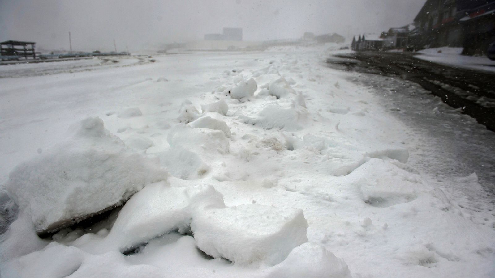 Primeras nevadas del otoño en el norte de España