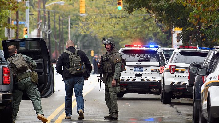 Varios muertos en un tiroteo en una sinagoga de Pittsburgh