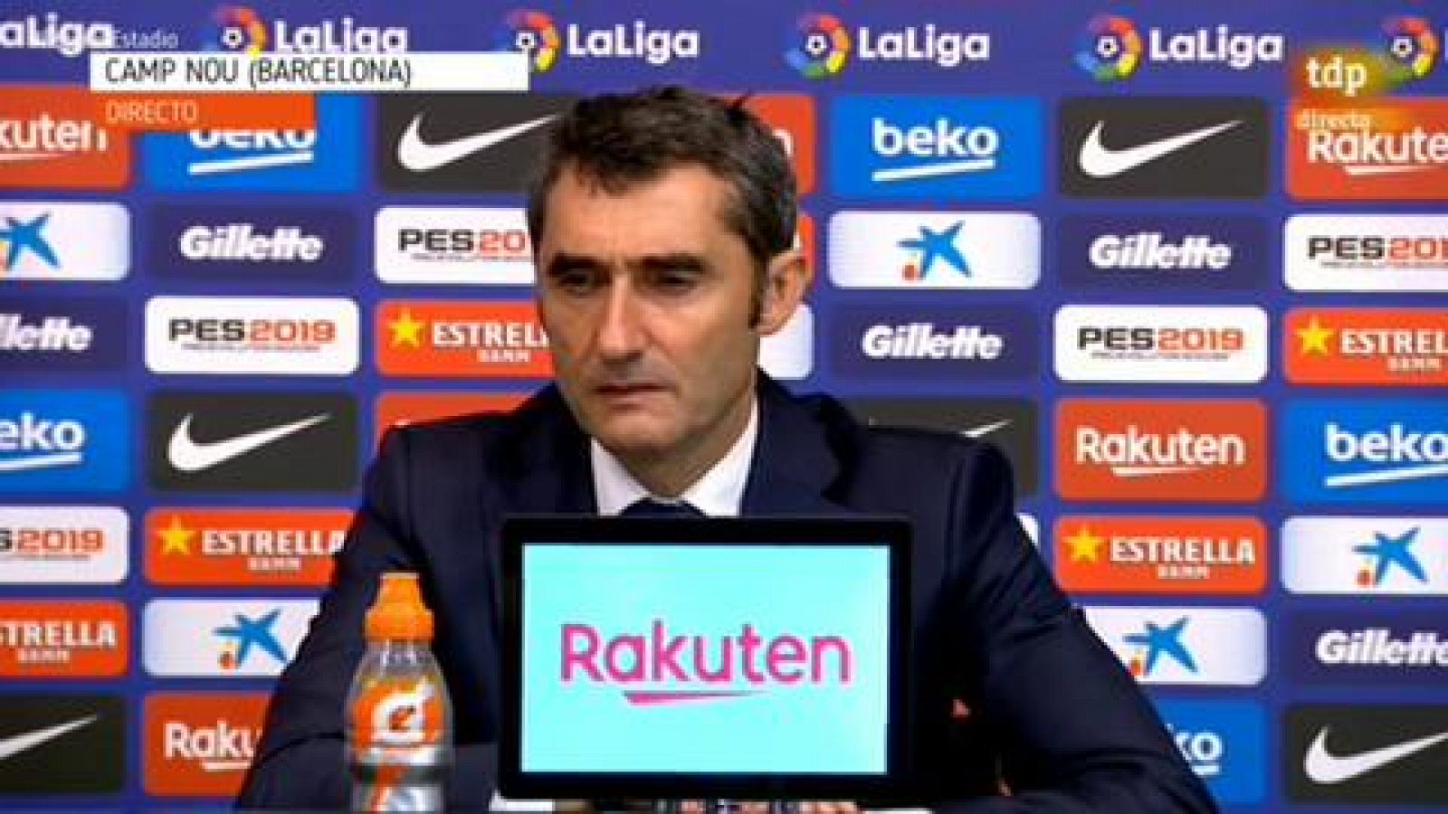 Estudio Estadio:  Valverde, sobre el futuro de Lopetegui: "A mí no me gusta que destituyan a ningún entrenador"  | RTVE Play