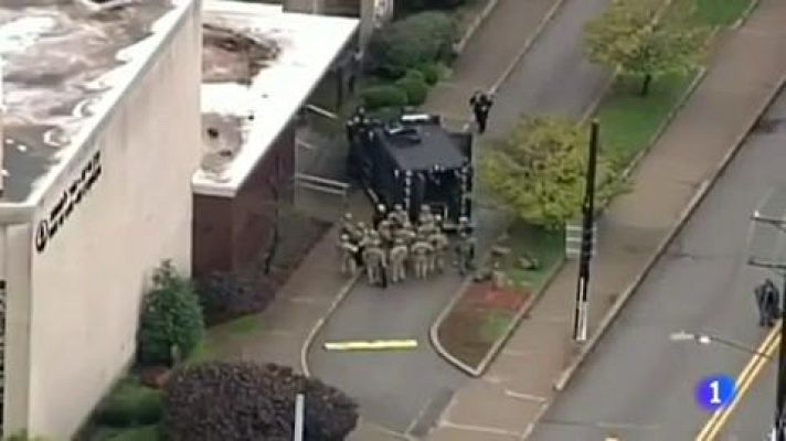 Telediario 1 - Rob Bowers se enfrenta a la pena de muerte por un delito de odio