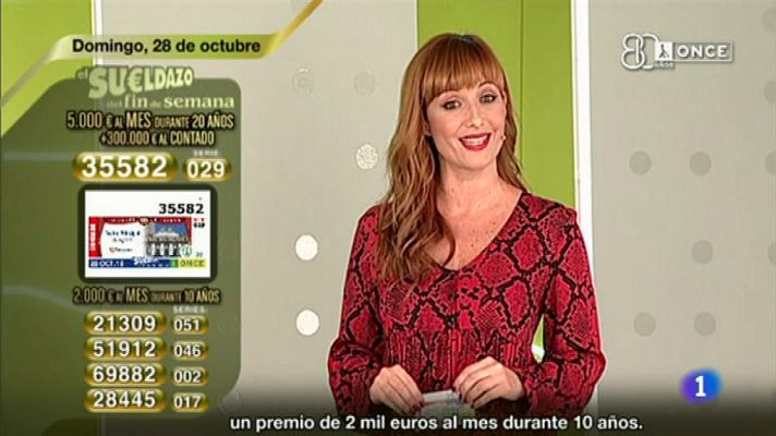 Sorteos ONCE - Sorteo ONCE - 28/10/18