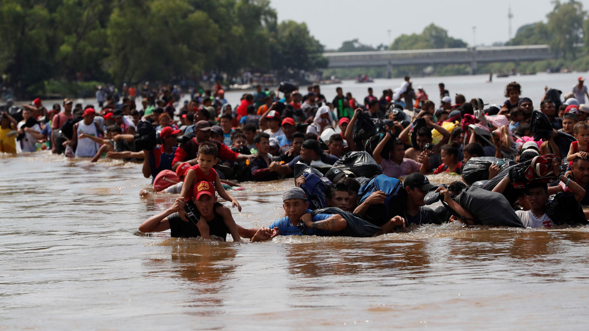 La segunda caravana migrante logra cruzar a M xico