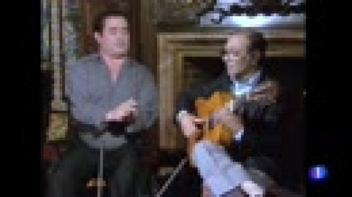 Telediario 1 - El mundo del flamenco rinde homenaje a José Menese en el Auditorio Nacional