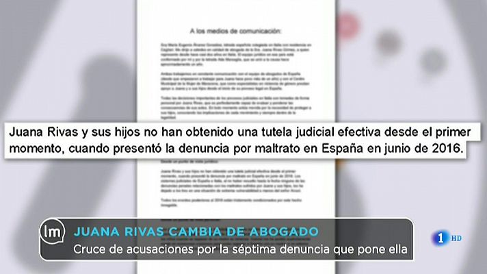 Juana Rivas cambia de abogado