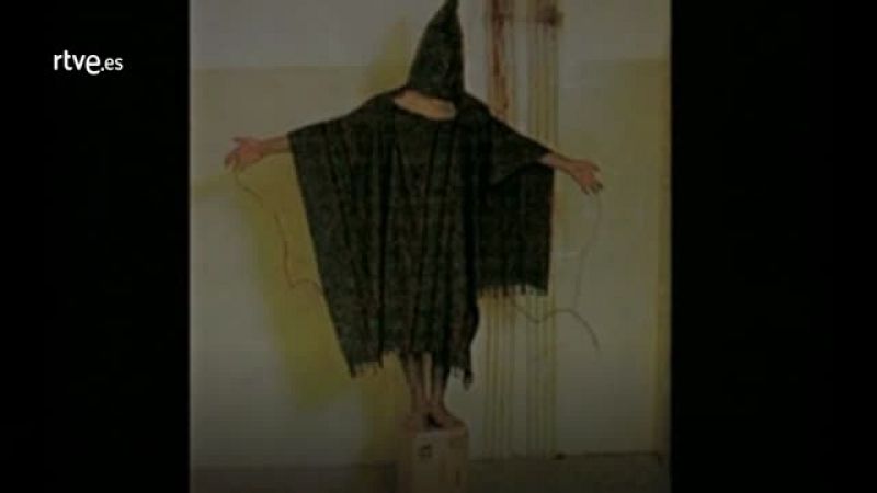 Imagen del vídeo de #Prisionero151716 torturado en la prisión de Abu Ghraib