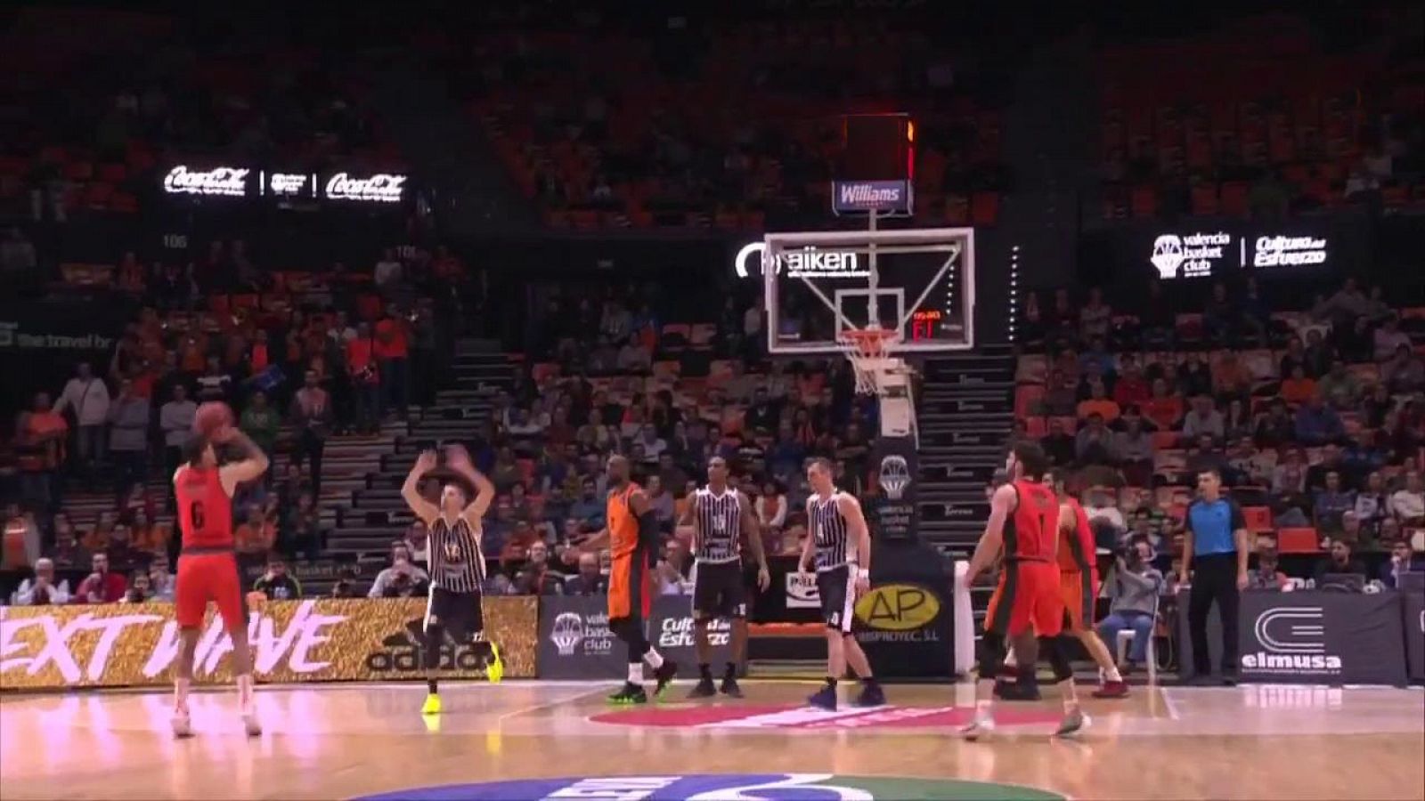 Baloncesto en RTVE: Eurocup 5ª jornada.: Valencia Basket - Dolomiti Energía Tren | RTVE Play