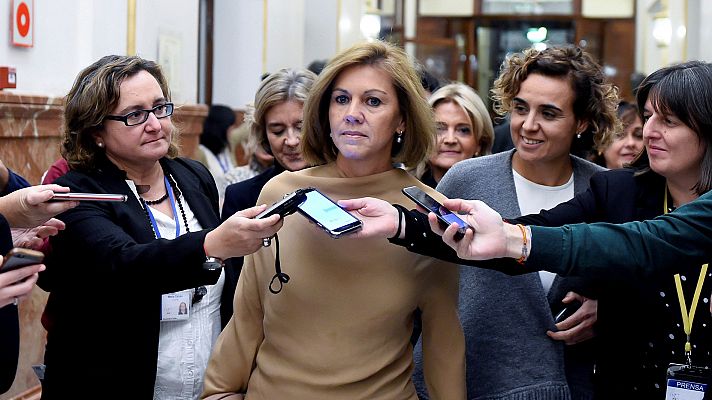 Telediario 1 - Cospedal y su marido propusieron "trabajos puntuales" al excomisario Villarejo en su reunión secreta en Génova