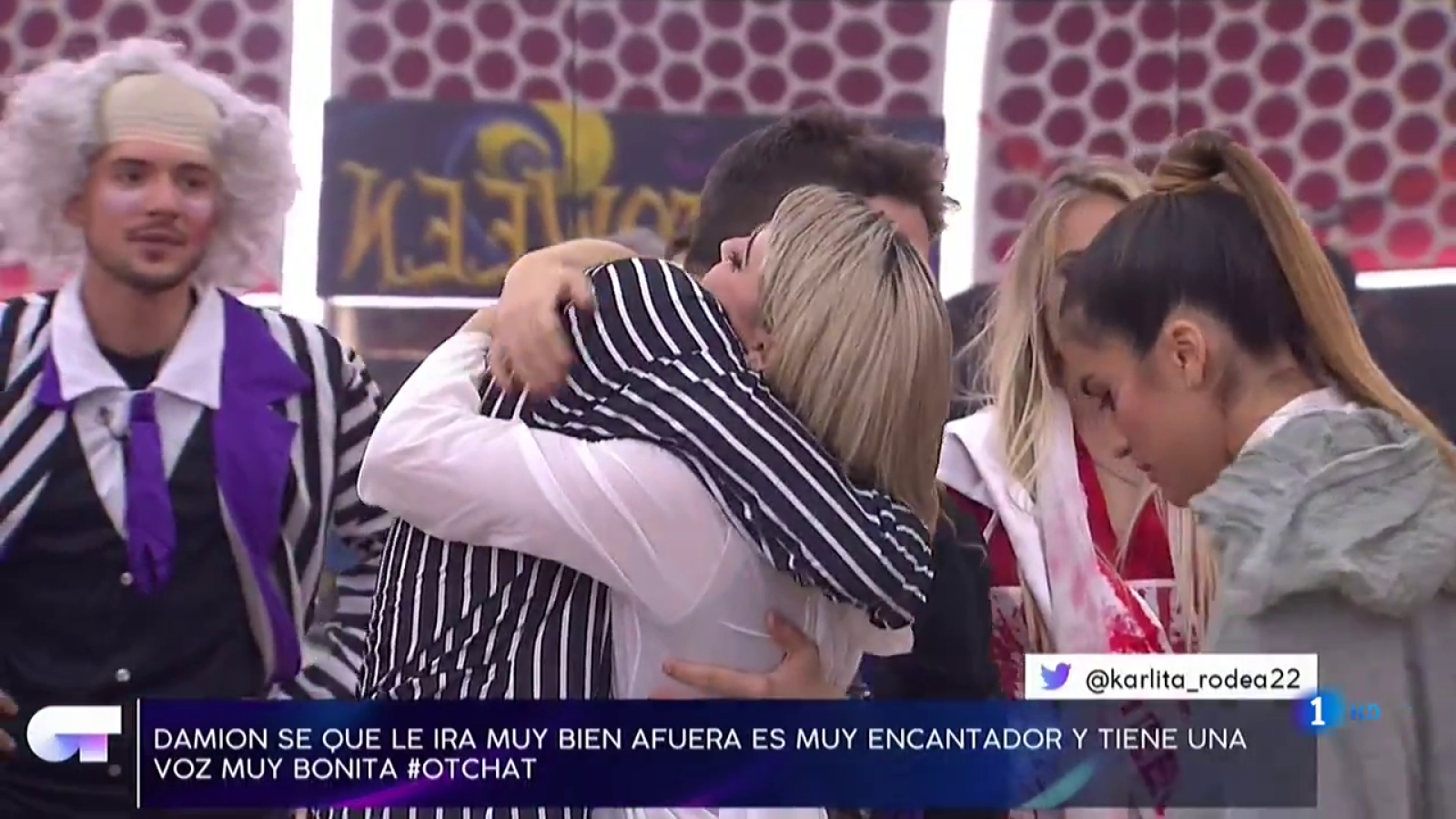 CHat OT 2018 - Damion se despide de sus compañeros