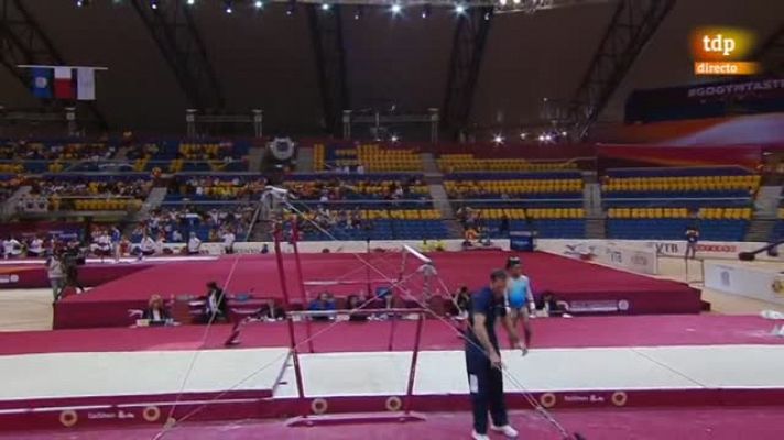 Gimnasia artística - Simon Biles vuelve a ser ella en las barras asimétricas