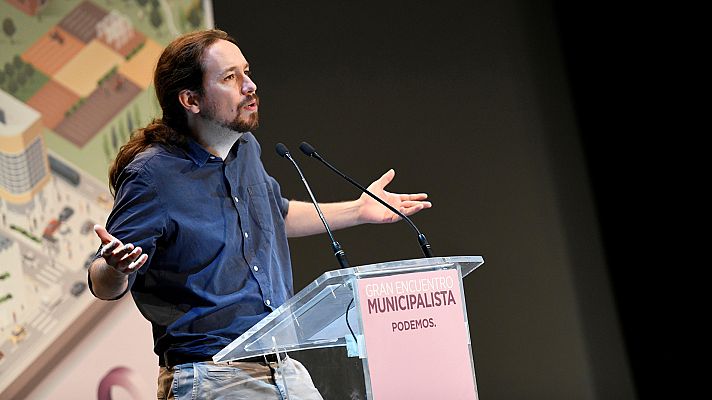 Iglesias dice que es "una vergüenza" que la Manada haya sido condenada a nueve años y ahora se pidan 25 para Junqueras