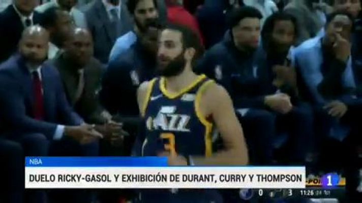 Marc Gasol le gana la partida a Ricky Rubio