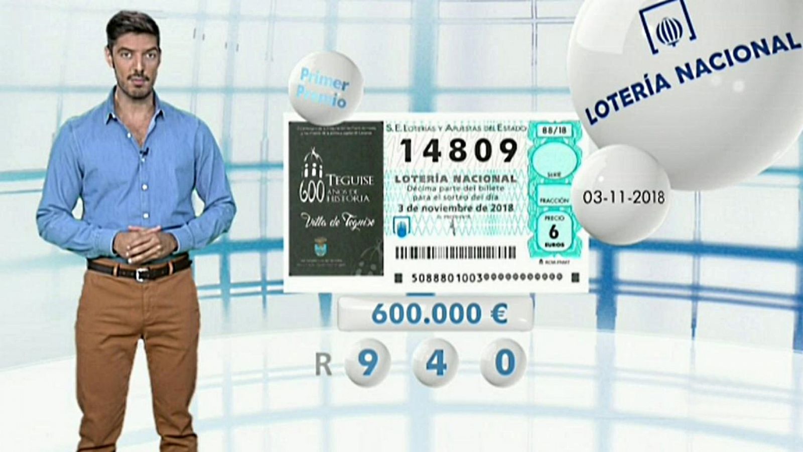 Loterías: Lotería Nacional - 03/11/18 | RTVE Play