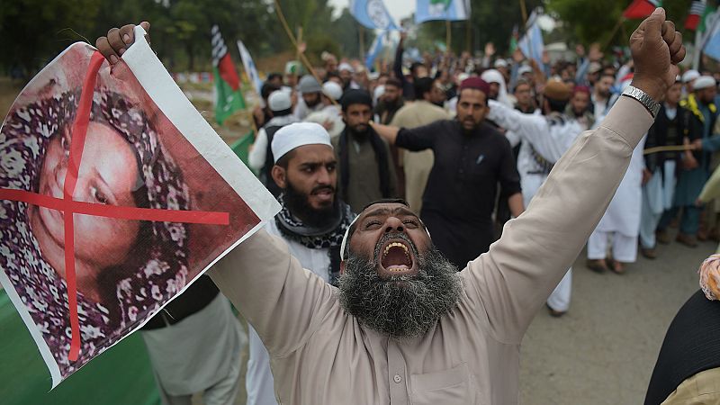 Futuro incierto para Asia Bibi, cristiana pakistaní absuelta tras ser condenada a muerte por blasfemia