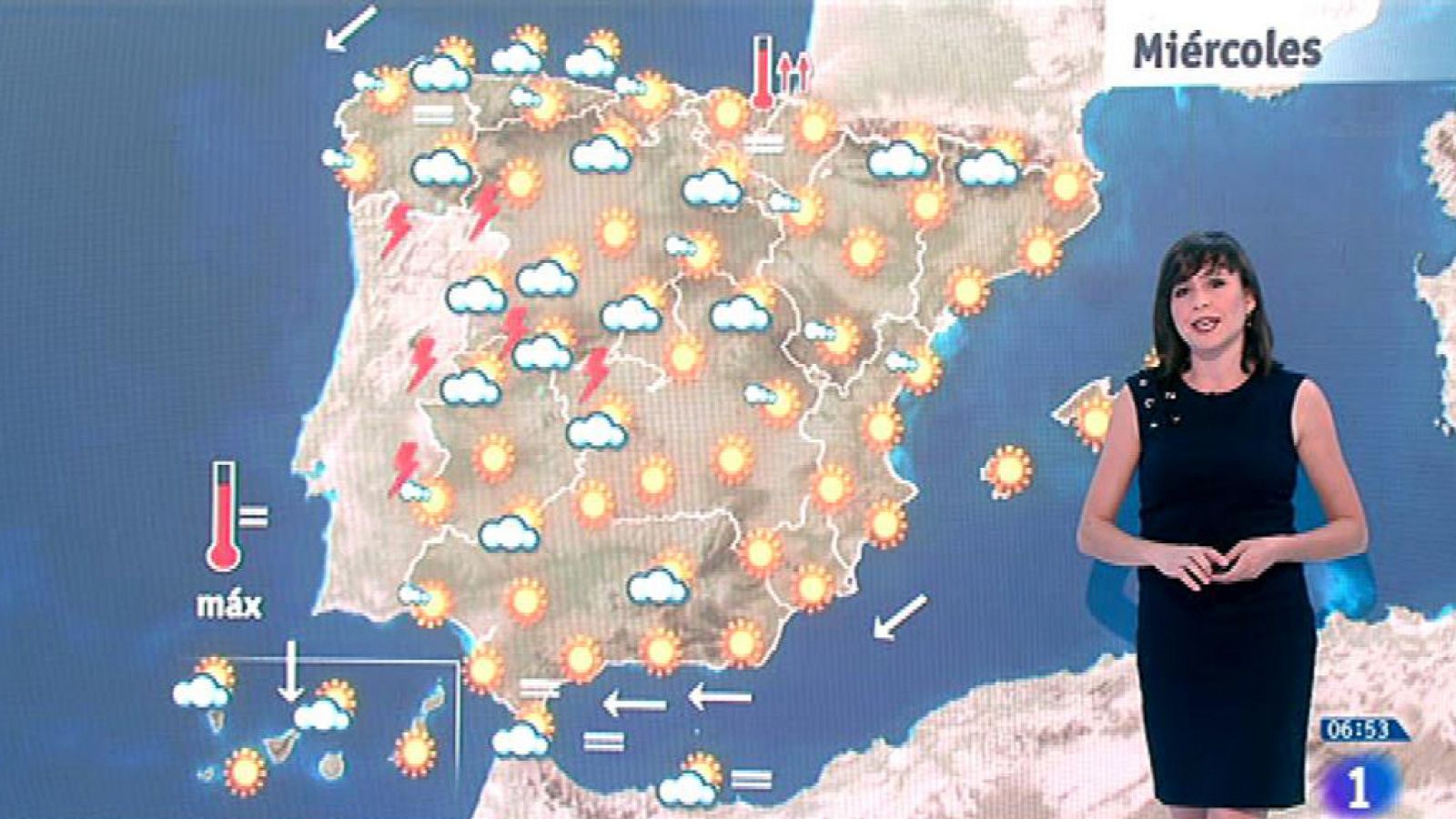 Un nuevo frente trae lluvias en Galicia, Cataluña y Baleares