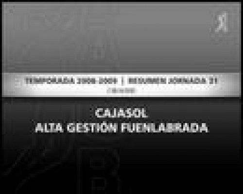 Baloncesto en RTVE - Cajasol 81-90 AG Fuenlabrada