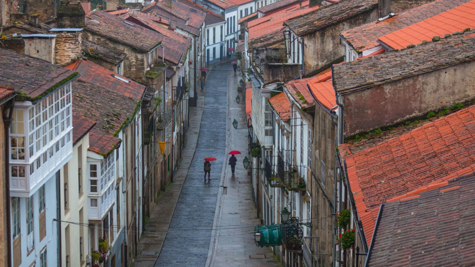 Precipitaciones localmente fuertes en el noroeste peninsular