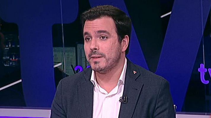 Alberto Garzón, a favor de la dimisión de Delgado: "Quien se relacionaba con Villarejo sabía a qué se dedicaba"