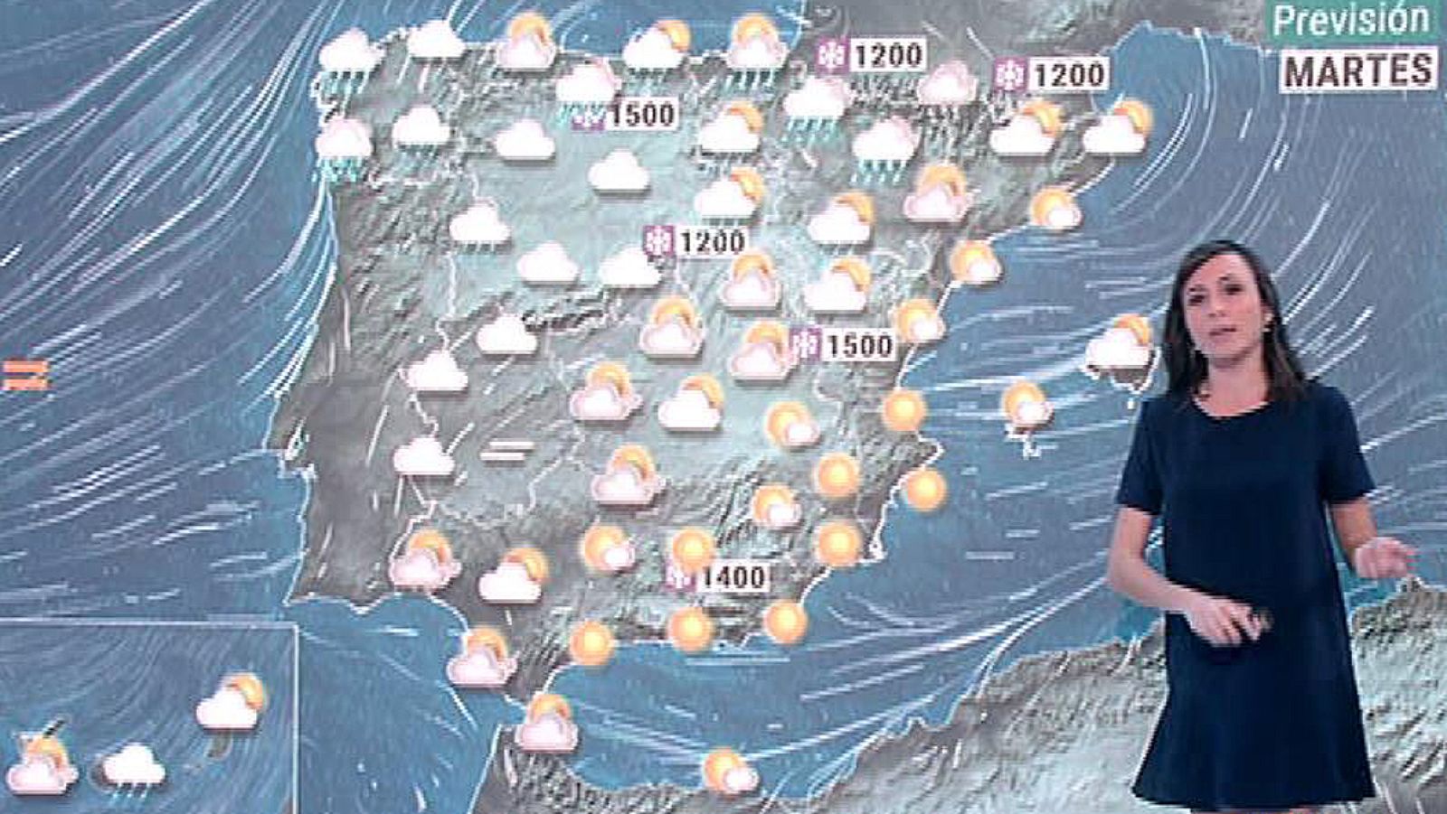 El Tiempo - Entra un nuevo frente que traerá lluvias y nieve