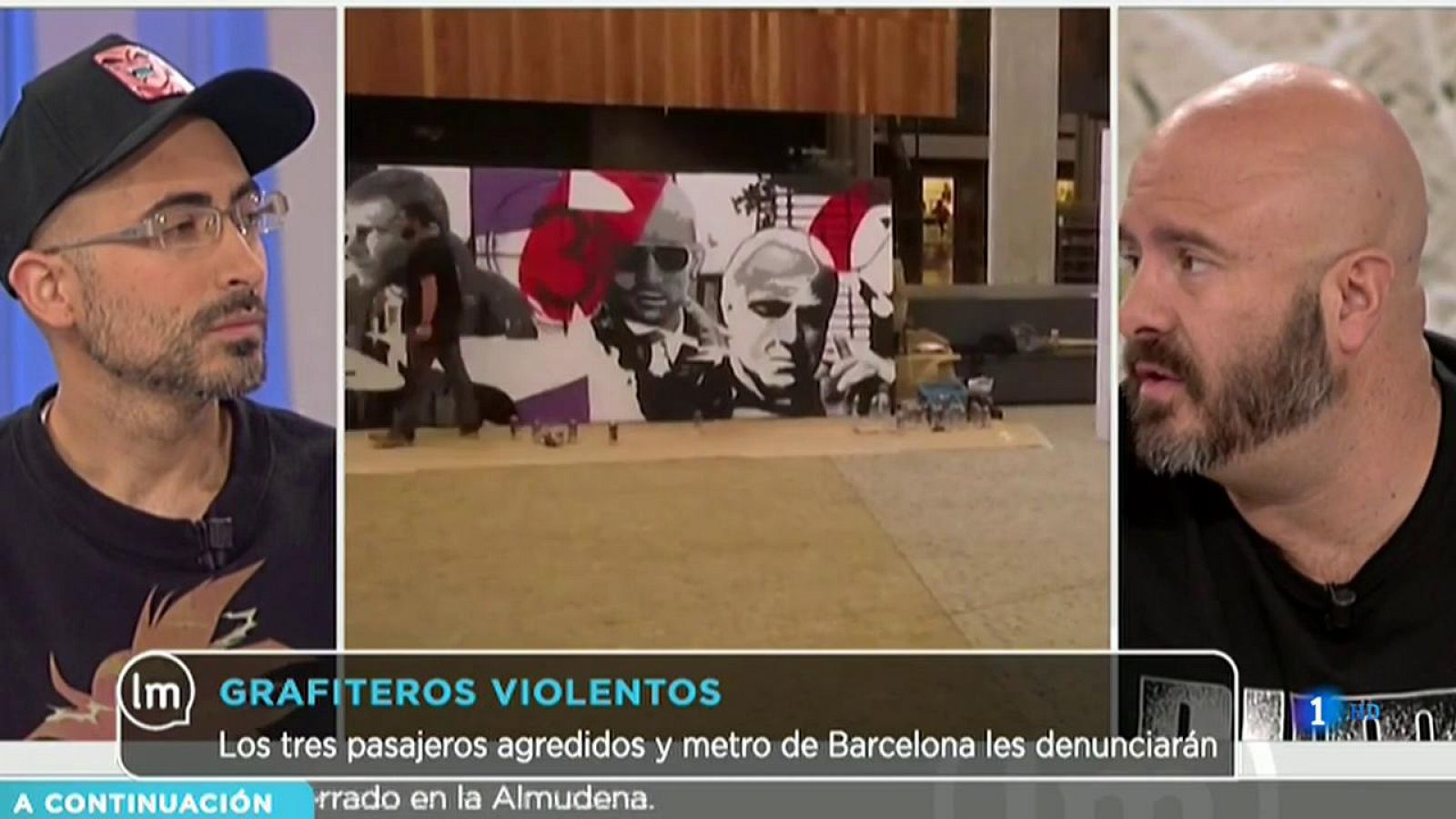 La Mañana - Varios grafiteros agreden a viandantes en el metro de Barcelona