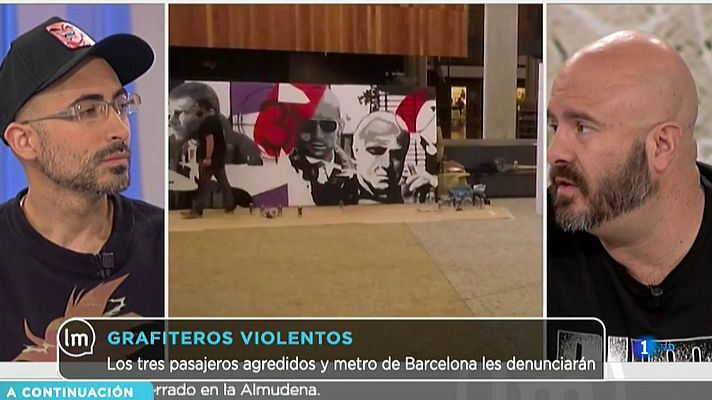 Varios grafiteros agreden a viandantes en el metro de Barcel