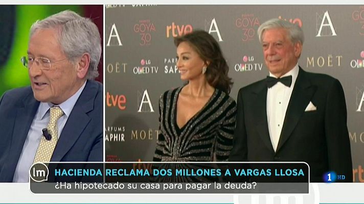Hacienda reclama dos millones a Vargas Llosa