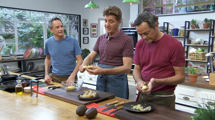 Torres en la cocina - Trinchat de calabacines y Ossobuco Wellington