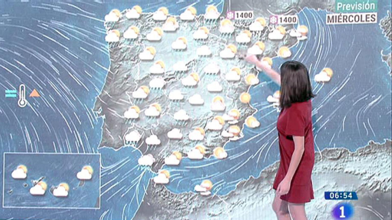 Lluvias en el norte y ascenso de las temperaturas