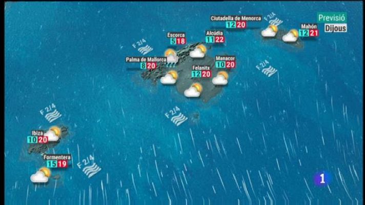 Informatiu Balear - El temps a les Illes Balears - 07/11/18