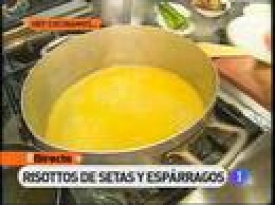 RTVE Cocina - Risottos de setas y espárragos