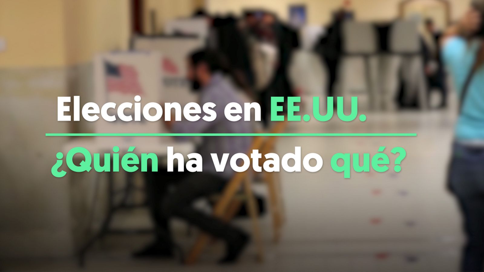 El análisis demográfico del voto en EE.UU. refleja una sociedad polarizada 