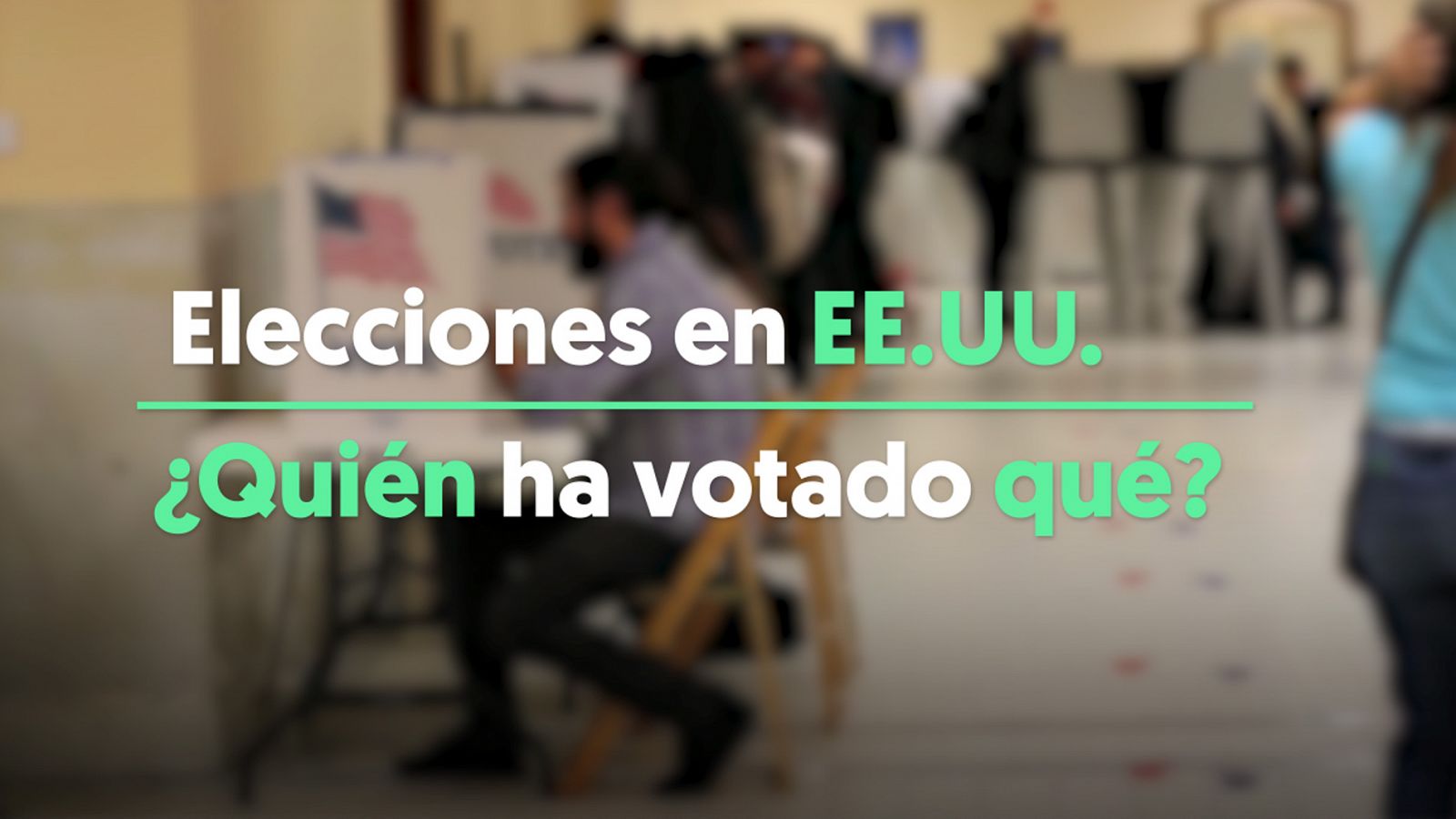 El análisis demográfico del voto en EE.UU. refleja una sociedad polarizada