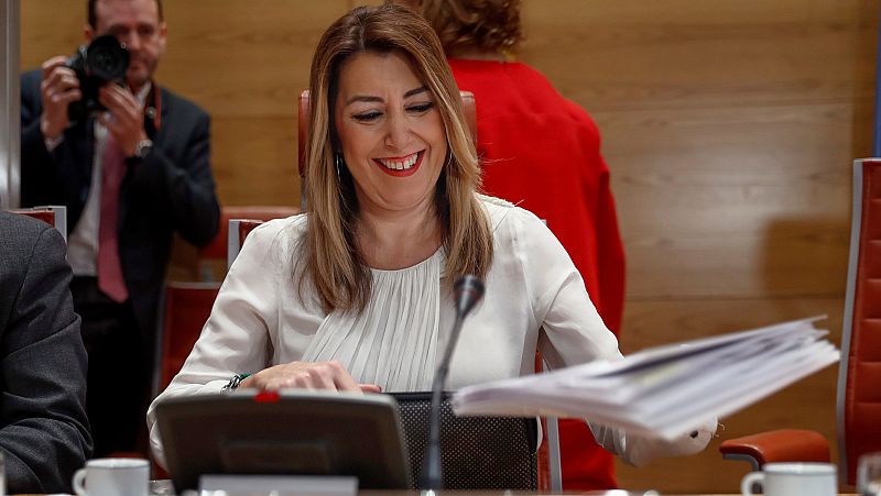 Susana Díaz y el portavoz del PP se enzarzan por los ERE en el Senado