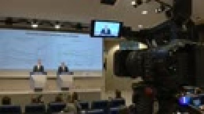 Telediario 1 - Bruselas rebaja la previsión de crecimiento para España y cree que no cumplirá con el déficit pactado en 2019