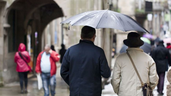 Las lluvias vuelven con fuerza a Galicia, Cataluña y Baleares