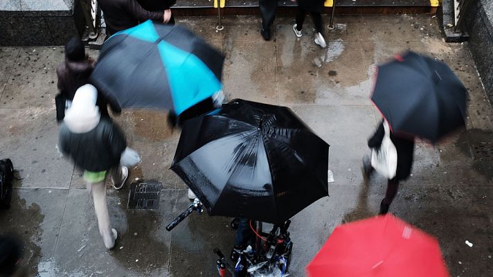 El tiempo - Precipitaciones persistentes y localmente fuertes en Galicia, especialmente en el oeste