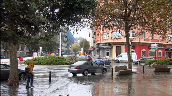 El tiempo - Viento fuerte y precipitaciones en Galicia y sistema Central