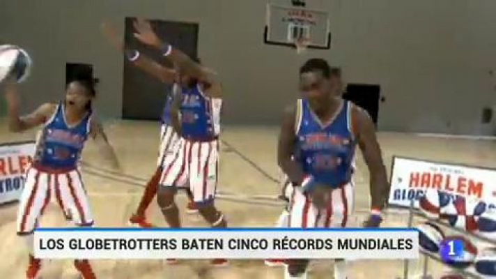 Telediario 1 - Los Globetrotters baten otros cinco récords